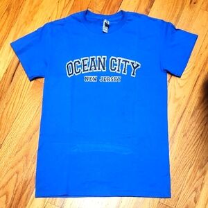 Blue Graphic T-Shirt S, VGUC